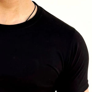 Camisetas Estampadas de Moda Masculina de Alta Calidad, Personalizadas al por Mayor, Orgánicas, Transpirables, Ligeras, con Cuello en V, Sublimación, Impresión por Transferencia, Tejidas - Product Image 3