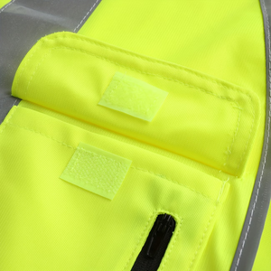 Nouvelle Arrivée Vêtements de Travail Personnalisés pour Hommes à Haute Visibilité en Maille Polyester Respirante avec Fermeture Éclair – Prix de Gros - Product Image 5
