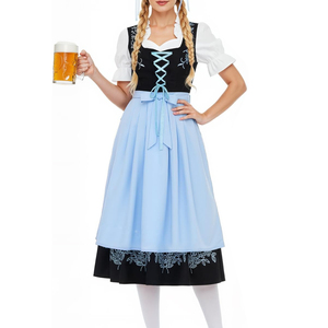 ชุดเดรสสไตล์บาวาเรียนแฟชั่นใหม่ล่าสุด ชุดเดรส Dirndl สไตล์บาวาเรียนที่เป็นเอกลักษณ์สำหรับผู้หญิง - Product Image 1