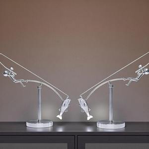 ของเล่นโลหะรูปนักตกปลาทรงตัวได้ ใช้ตกแต่งโต๊ะได้อย่างลงตัว เหมาะสำหรับพื้นที่ต้อนรับในสำนักงานหรือพื้นที่ทำงานสร้างสรรค์ - Product Image 5