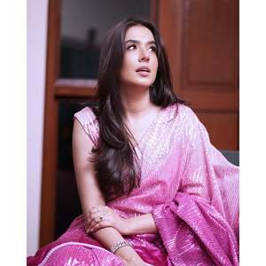 Belle séquence de broderie de travail Saree pour l'habillage du club - Product Image 1