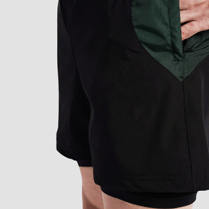 Shorts de sport personnalisés pour hommes, pour la compétition de physique, la musculation et le fitness, shorts 2 en 1. - Product Image 5