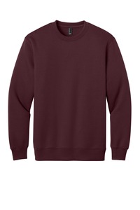 Fleece Crewneck Sweatshirt Plain <b>Maroon</b> Oversized Drop Shoulder Pullover Blank Cotton <b>Tops</b> - Product Image 6