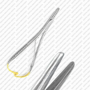 TC Needle <b>Holder</b> Dental Surgical Instrument Tungsten Carbide Needle <b>Holder</b> Orthodontic Suture Instrument Stainless Steel - Product Image 5