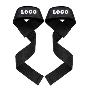 Correas de Levantamiento de Pesas Rosas Personalizadas, Correas de Muñeca Resistentes para Gimnasio, Correas de Entrenamiento de Algodón para Fisicoculturismo y Entrenamiento de Peso Muerto - Product Image 3