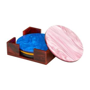 Sous-verres créatifs en résine pour un usage quotidien, pour servir du thé ou du café dans les hôtels et les maisons, qualité supérieure en Inde - Product Image 2