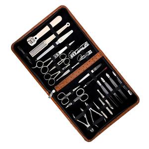 Professional 11-Piece Stainless Steel Nail <b>Kit</b> <b>Manicure</b> Pedicure Tools Set Nail Clipper Portable Bag New Design for Thick Nails - Product Image 3