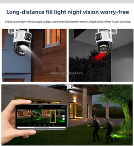 Smart 6MP Dual Lens Outdoor <strong>WiFi</strong> PTZ <strong>Camera</strong> CMOS Cloud Memory Card Two-Way Audio Built-In Mic Human Detection Night Vision - Product Image 6