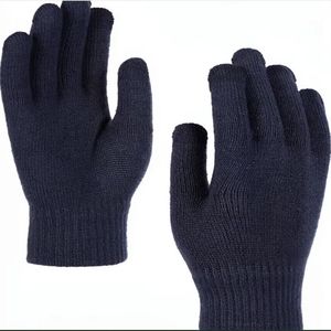 Custom Logo High Quality Wholesale <b>Gloves</b> Winter Warm Knit Set Soft <b>Knitted</b> Fleece Fabric <b>Gloves</b> Mittens - Product Image 1
