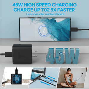 45W USB-C Super veloce caricatore da parete con 10FT cavo compatibile con per Samsung per Galaxy S20 S21 S22 S23 - Product Image 5