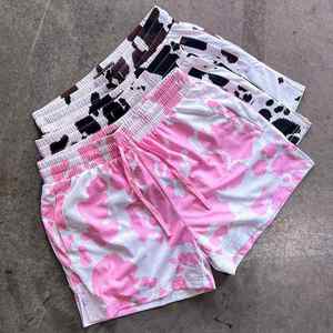 Pantalones Cortos Deportivos Personalizados para Hombre, Talla Grande, Compresión, 5 Pulgadas, Secado Rápido, Tela de Malla, Impresión Digital, Logotipo Personalizado en la Parte Delantera, Poliéster - Product Image 4