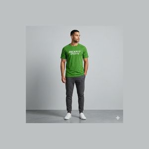 เสื้อยืดโอเวอร์ไซส์ผู้ชายไซส์ใหญ่ ผลิตจากวัสดุรักษ์โลก เสื้อยืดฤดูร้อนเนื้อผ้านุ่ม ทันสมัย สไตล์วินเทจ ลวดลายกราฟิกดอกทานตะวันและผีเสื้อ - Product Image 1