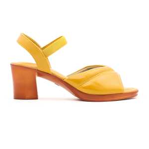 Sandalia de tacón formal mostaza FR4885 - Product Image 3