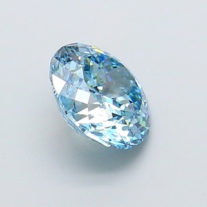 Diamant CVD bleu vif fantaisie, taille portugaise, clarté VVS2, polissage excellent, pierre précieuse cultivée en laboratoire pour la création de bijoux de luxe sur mesure - Product Image 4