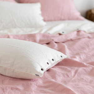 OEM ODM Solution High Quality 100% Linen Fabric 140TC 4Pcs bedding Sets Soft Durable Breathable Eco-Friendly - Product Image 2