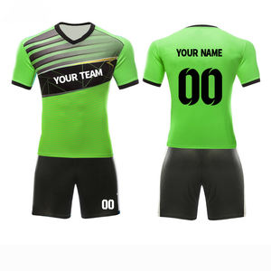Tenues de football pour adultes, maillots de football imprimés respirants, shorts, kits d'équipe personnalisés, 100% polyester, couleurs et logos personnalisés - Product Image 5
