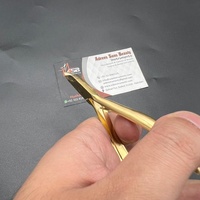 Pince à ongles professionnelle plaquée or, taille de la mâchoire personnalisée, pince à cuticules en acier inoxydable de grande qualité, manucure, pédicure, bout des doigts