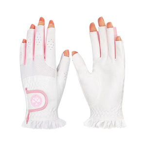Gants de golf sans doigts pour femmes Cabretta - Cuir véritable antidérapant avec sangle de poignet réglable pour une utilisation en extérieur (XL) - Product Image 5