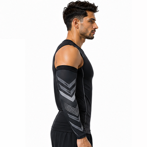 Manchons de compression respirants pour hommes, personnalisables, pour le sport, le fitness, le cyclisme, la course à pied, l'entraînement, le soutien et la protection athlétique - Product Image 1