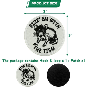 Patchs brodés personnalisés, prix d'usine OEM ODM, haute qualité, couture professionnelle, parfaits pour les accessoires vestimentaires - Product Image 2