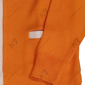 Custom Logo University Varsity Cardigan: High Quality V-Neck Knitted Letterman <b>Sweater</b> for Men/Women - Product Image 3