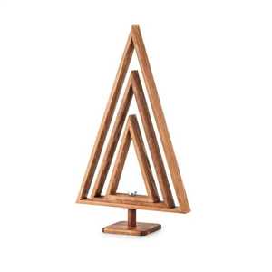 Décoration de table en bois en forme d'arbre, faite à la main, écologique, forme personnalisée, pour fêtes et cadeaux, NOUSHAD HANDICRAFTS Uttar - Product Image 3