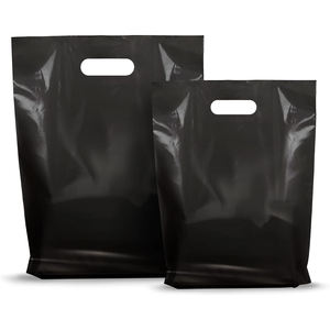 Bolsas de compras de plástico troqueladas personalizadas a precio barato con asa Bolsas con asa troqueladas a granel para negocios de comestibles Hecho en Vietnam - Product Image 2