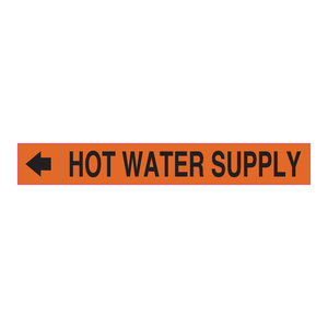 Brady PVC <b>Adhesive</b> Labels for HVAC and Hot Water Lines Durable <b>Heat</b> Sensitive Sheets - Product Image 3
