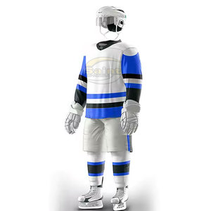 Uniforme de Hockey sur Glace Professionnel Personnalisé pour Hommes Adultes 2026 – Nouveau Design Respirant en Polyester Léger à Manches Longues - Product Image 4