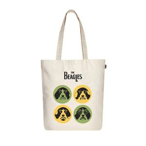 Bolsa de Mano Personalizable de Lona de Algodón Estampada con Asa Larga, Bolsa de Compras Reutilizable para Estudiantes Universitarias, Viajes y Uso al Aire Libre - Product Image 2