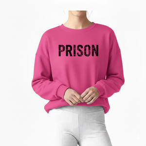 Women Winter Long Printed Oversized Sweatshirt Relaxed <b>Drop</b> Shoulder Premium Heavyweight Cotton Crewneck Warm Fleece Casual Wear - Product Image 4