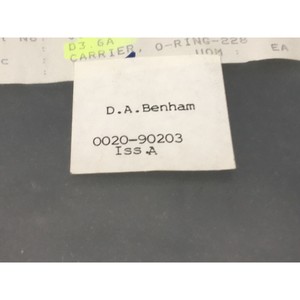 AMAT 0020-90203 CARRIER O-RING -228 ID, 120540 - อุปกรณ์และอะไหล่เซมิคอนดักเตอร์ระดับโลกที่เชื่อถือได้ - Product Image 1