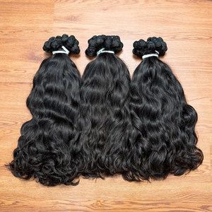 Extensions de cheveux ondulées naturelles en gros 100% cheveux humains Super qualité prix d'usine prêt à expédier - Product Image 6