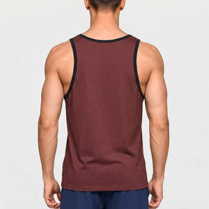 Custom <b>Men</b> Stringer Tank Tops Sleeveless Workout <b>Singlets</b> Breathable Gym Training Apparel OEM Supplier Premium Stringer <b>Singlet</b> - Product Image 2