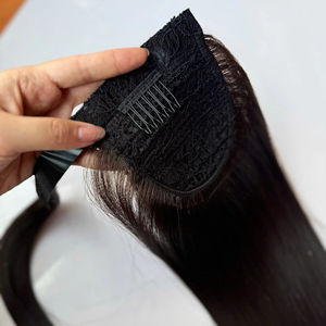 Extensions de cheveux à clipser 100% cheveux humains naturels, extensions de cheveux vietnamiens Remy noirs naturels pour femmes - Product Image 1