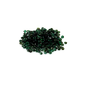 Esmeraldas naturales de Zambia calibradas, redondas, de 1.75 mm, piedras preciosas facetadas sueltas para la fabricación de joyas, listas para usar. - Product Image 4