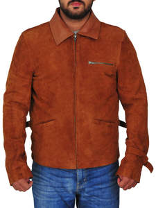 Nueva Llegada 2026 Chaqueta de Cuero de Primera Calidad Personalizada para Hombre, Talla Grande, Color Rojo Naranja, Chaqueta de Cuero Vacuno, Chaqueta Cálida y Elegante para Hombre - Product Image 3