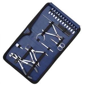 Pince à sertir plate en acier inoxydable pour micro-anneaux, outil professionnel complet pour extensions de cheveux à maintien fort - Product Image 2