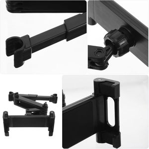 Soporte telescópico para teléfono/tableta para el reposacabezas trasero del coche, soporte de brazo largo para montaje en el asiento trasero. - Product Image 4