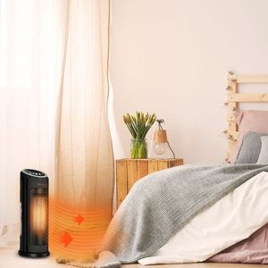 Stufa Elettrica Portatile Oscillante in Ceramica PTC con LED da 1500 W - Product Image 3