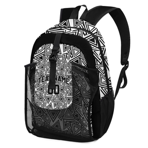 Sac à dos de lutte américaine personnalisable noir/gris, durable, extensible, imperméable, en polyester/coton, unisexe, pour adultes, équipement sportif 20-36L - Product Image 2