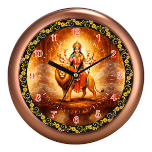 Horloge murale 3D Mata Rani personnalisée, style services professionnels, décoration religieuse pour la maison, pour Noël et la fête des mères - Product Image 1