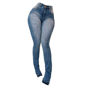 Jeans Casuales para Mujer al por Mayor de Fábrica, Personalizados, Estilo Boyfriend, Ajustados, Rotos, Desgastados, de Cintura Media, Ecológicos, Lisos, Vintage - Product Image 4