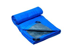 Bâche en tissu PE imperméable bleu-gris épais, enduite et résistante à l'eau, pour couvrir les camions et les wagons de chemin de fer - Product Image 2