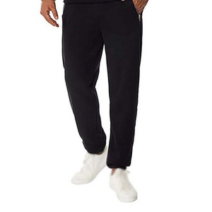 Survêtement à capuche pour homme, noir et gris, avec blocs de couleur, manches longues, coupe décontractée, polyester et coton, pour l'automne, avec poches latérales - Product Image 4