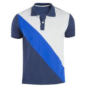 Polo pour homme en coton 100% uni, personnalisable OEM/ODM, avec motif géométrique, pour les occasions décontractées, les loisirs et le golf, modèle vierge. - Product Image 6