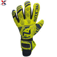 Gants de sport en cuir unisexe de haute qualité pour gardiens de but, respirants, antidérapants, avec fermeture auto-agrippante, les plus vendus en gros, personnalisables pour les doigts
