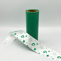 Cinta de Tinta Verde de Resina de Cera TTR de la Marca Sinoco al por Mayor, Tamaño de Muestra de 55*20m, Núcleo de 1 Pulgada, Compatible con Impresora de Etiquetas Zebra, Transparente
