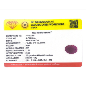 Natural African Ruby 3.95 Carat Loose Gemstone for Fine Jewelry - Product Image 4
