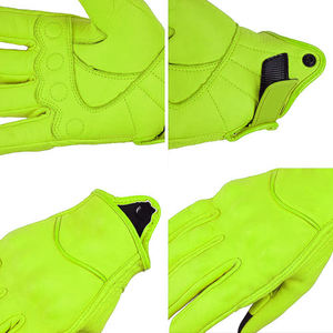 Guantes de Motociclismo de Cuero de Alta Calidad con Logotipo Personalizado, Antideslizantes y Transpirables para Deportes y Ciclismo - Product Image 5